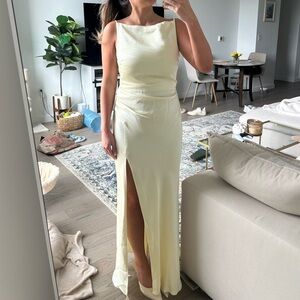 Bec & Bridge Ice Yellow Maxi Dress